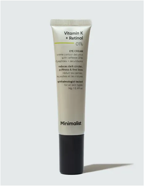 Minimalist Vitamin K + Retinal 1% Eye Cream 14 gm